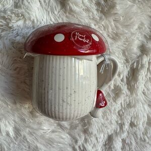 New Hand Painted Mushroom Mug